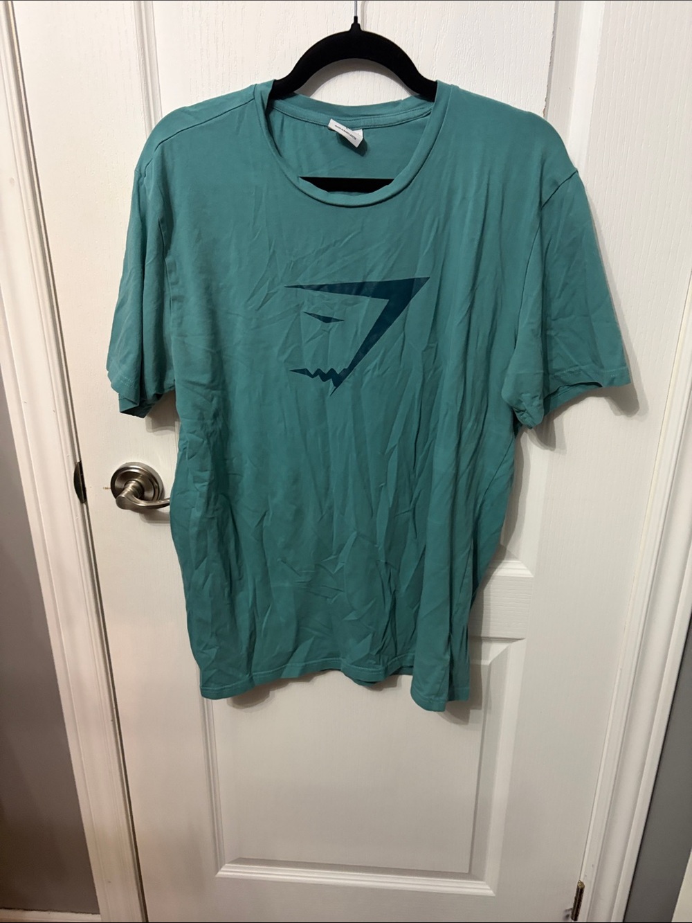 Gymshark Teal Short-Sleeve Logo Tee